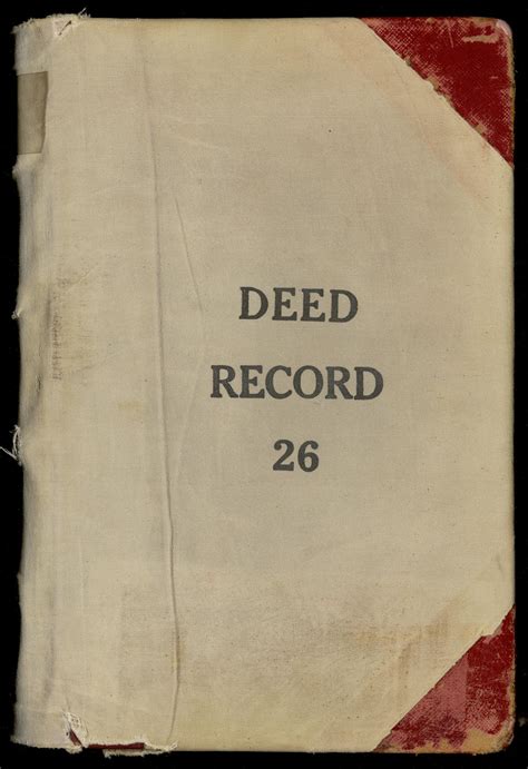 Registry of Deeds Archives .